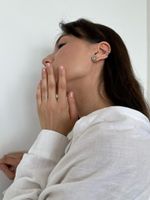 Серьги Crystal Classic с голубым топазом