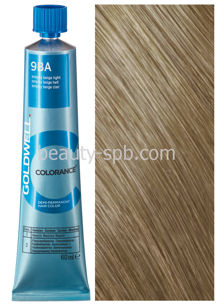 Goldwell Colorance 9BA бежево-пепельный блондин 60 мл