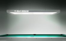 Лампа STARTBILLIARDS Club select 4 секции (Ral 9005 муар (black),Рассеиватель (комплект),Логотип заказчика)