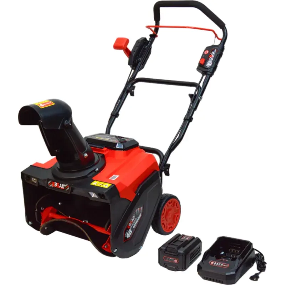 BRAIT BBS6048W 58В аккумуляторный снегоуборщик ковш 48 см, выброс 6 м 05.04.001.075