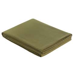 Скатерть из хлопка оливкового цвета из коллекции essential, 170х170 см