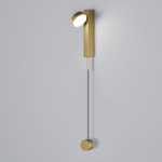 Настенный светодиодный светильник Elektrostandard Orco 40112/LED латунь