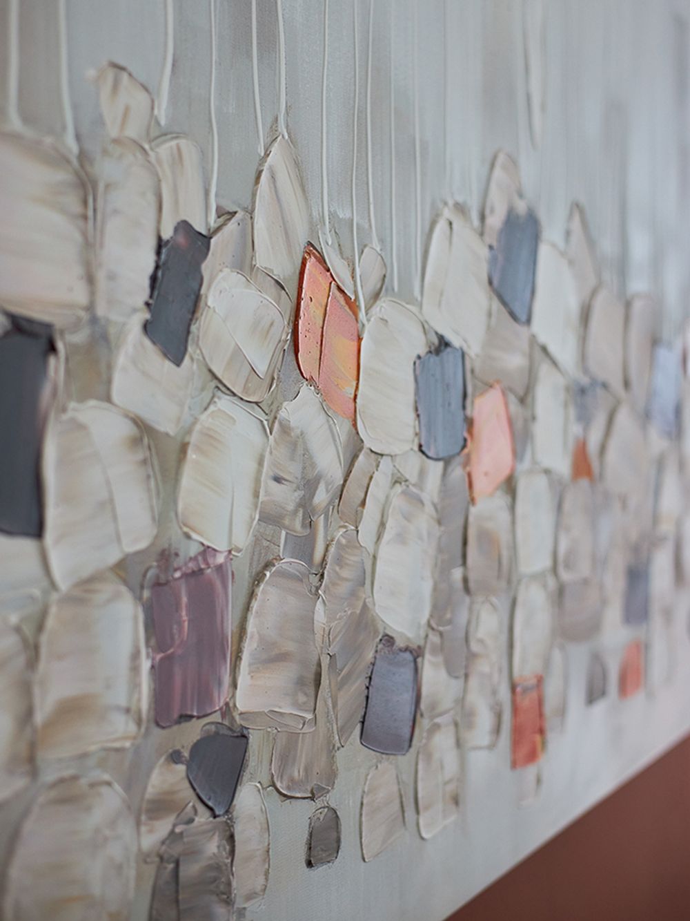 Панно декоративное Fleur, 80х140 см, бежевое