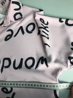 Блузка Milady для яркой девушки, визуально на 48 размер