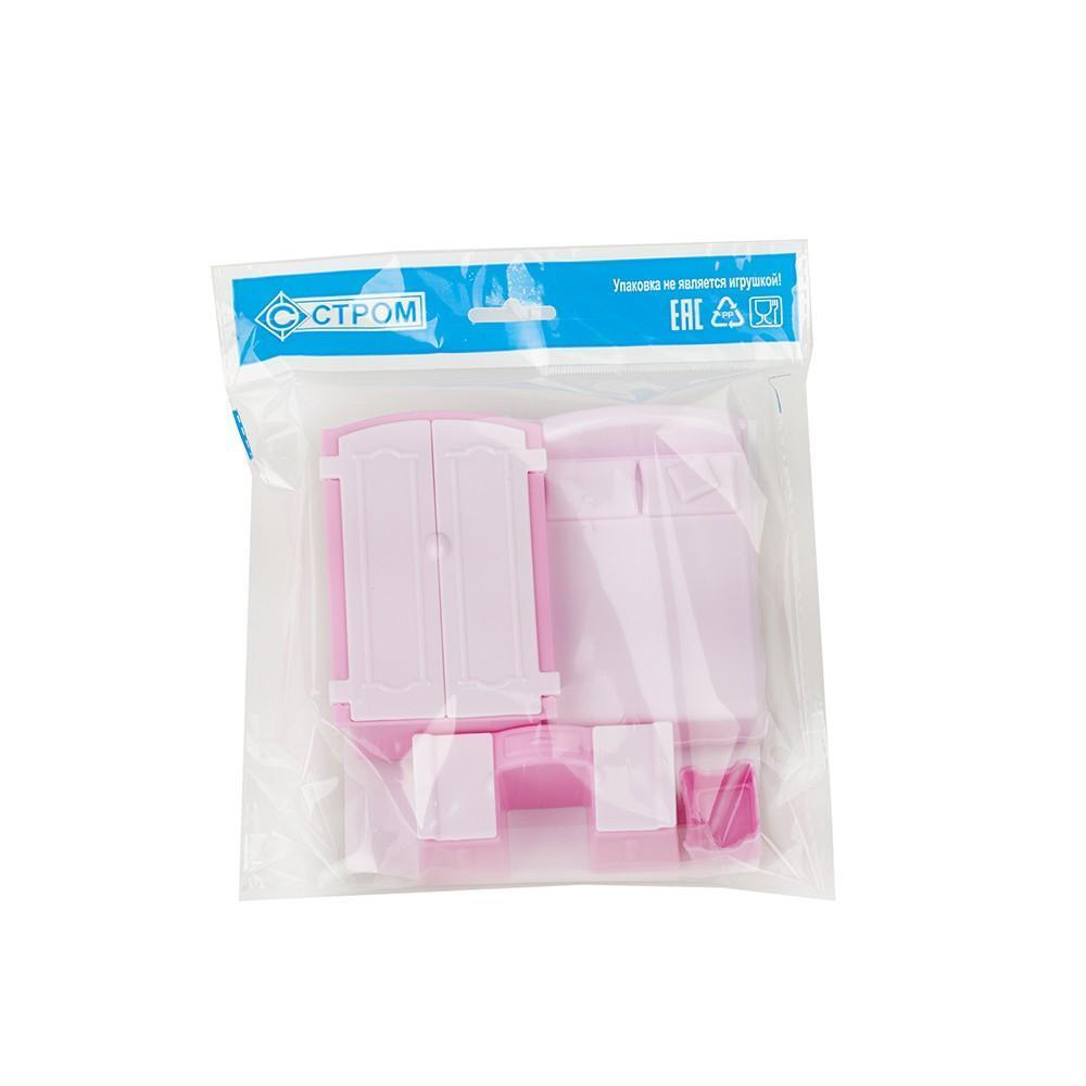 Набор мебели для кукол "Спальня" 4 предмета (Совтехстром)