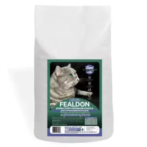Сухой корм для стерилизованных кошек  Fealdon Sterilized Super Premium, с кроликом и рисом