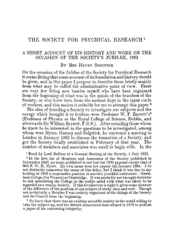 Proceedings of the Society for Psychical Research. Volume XLI | сборник