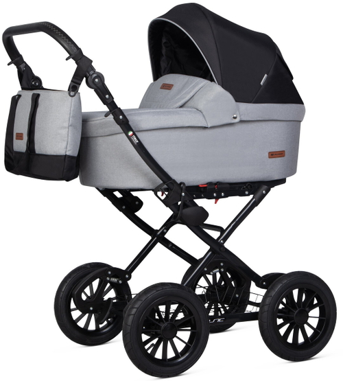 Детская коляска Riko Basic Bella Lux Classic 2 в 1 2025 02 серый