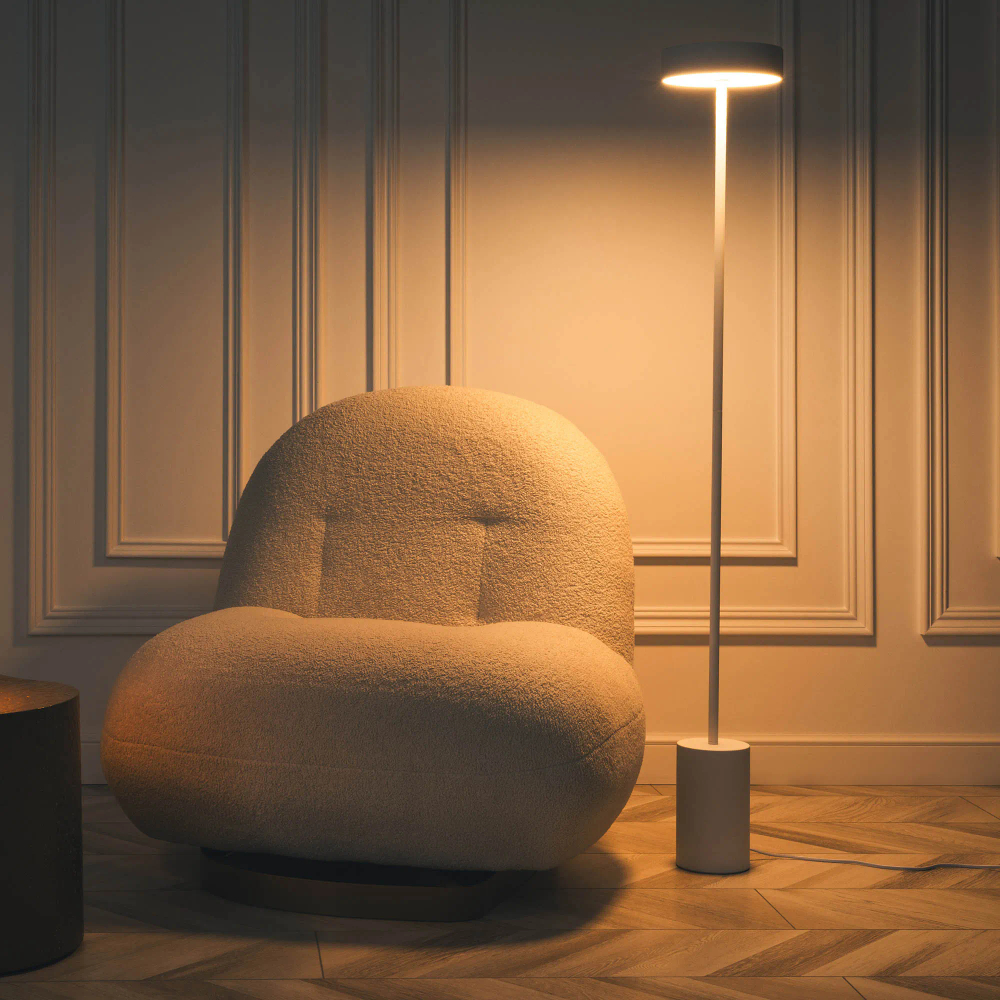 Светильник SP-SAMSARA-FLOOR-16W Warm3000 (WH, 110 deg, 230V) (Arlight, IP20 Металл, 3 года) 053772