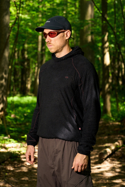 Худи Blue Monte Lightweight Hooded Fleece Shirt "Udo Grey Black"
