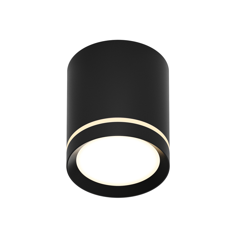 DK4016-BK Светильник накладной IP 20, 5 Вт, LED 3000, черный, алюминий/акрил