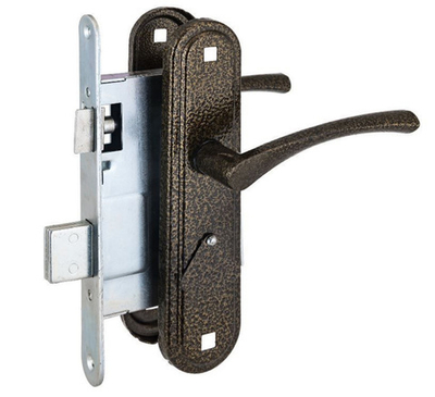 Замок Димитровград врезной "Зенит" ЗВ9.2-01 (Омега) сувальд с руч бронза м/о 67