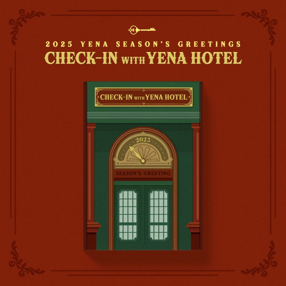 товары YENA - CHECK-IN WITH YENA HOTEL 2025 Season's Greetings