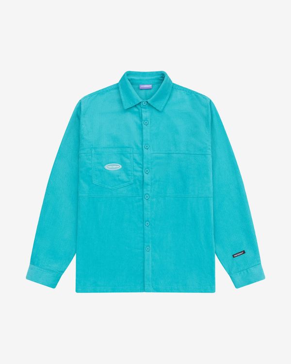 Рубашка Velvet Button бирюзовая - фото 1