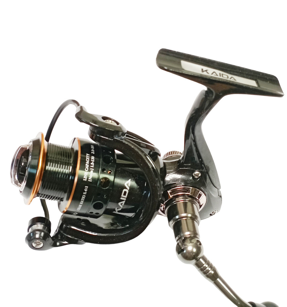Катушка безынерционная Kaida Rezel 3000 5+1 подшипник, дополнительная шпуля