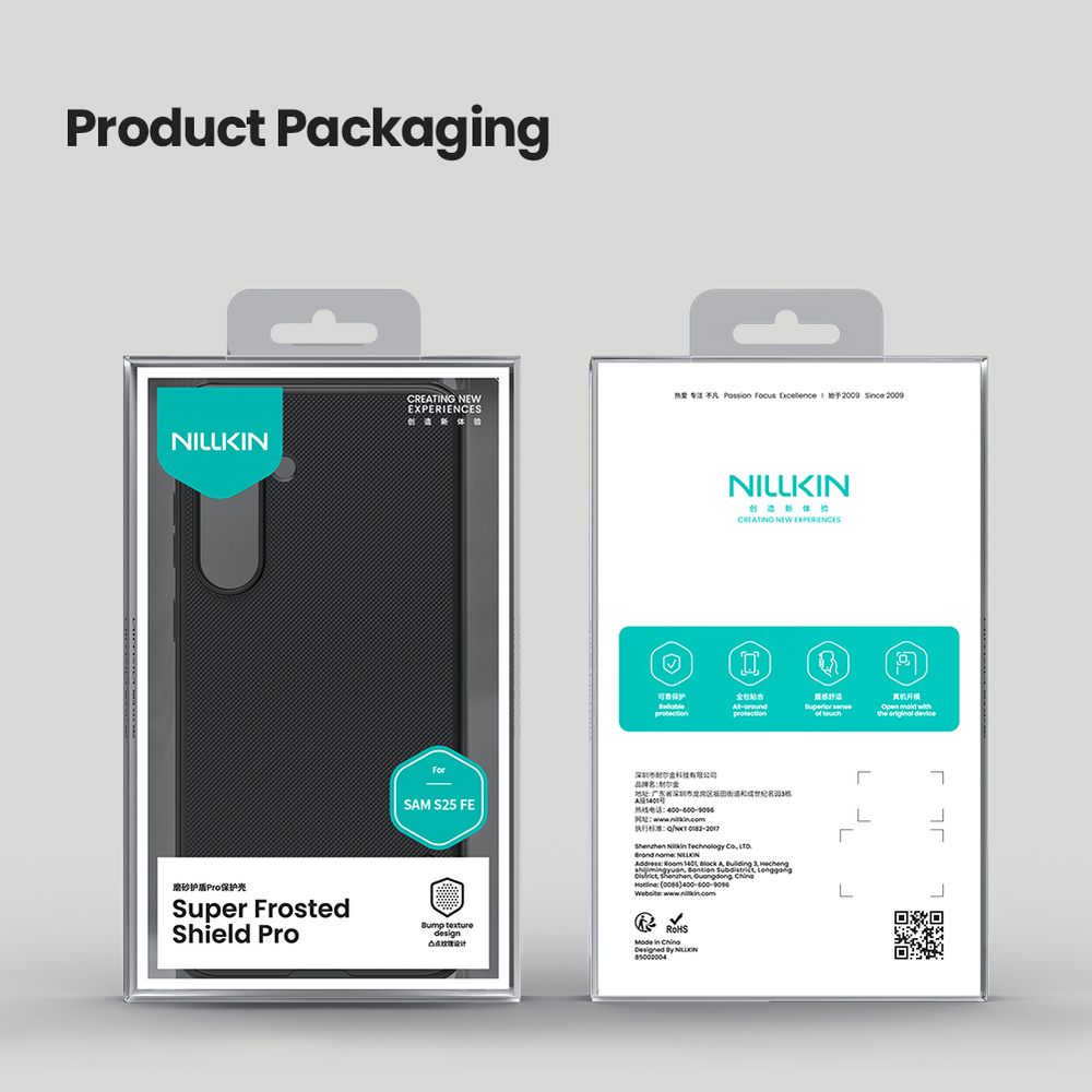 Чехол противоударный от Nillkin для Samsung Galaxy S25 FE, серия Super Frosted Shield Pro