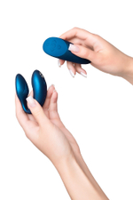 Вибромассажер для пар We-Vibe Chorus синий 11 см