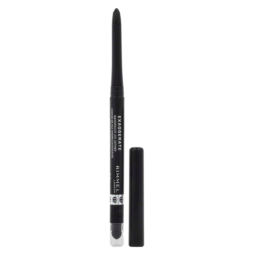 Rimmel London, Exuggerate, подводка для глаз, оттенок 261 черный, 0,28 г (0,009 унции)