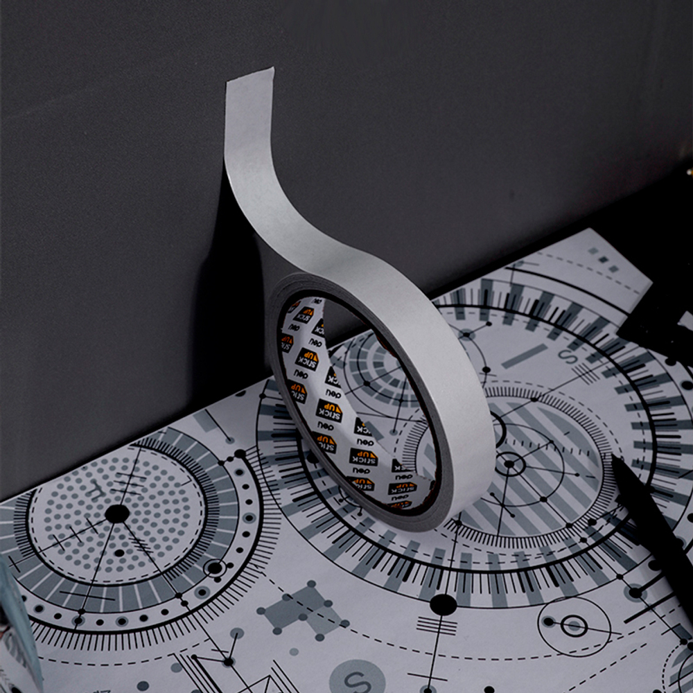 Клейкая лента двусторонняя DELI 18 мм х 10 м (полипропиленовая основа)