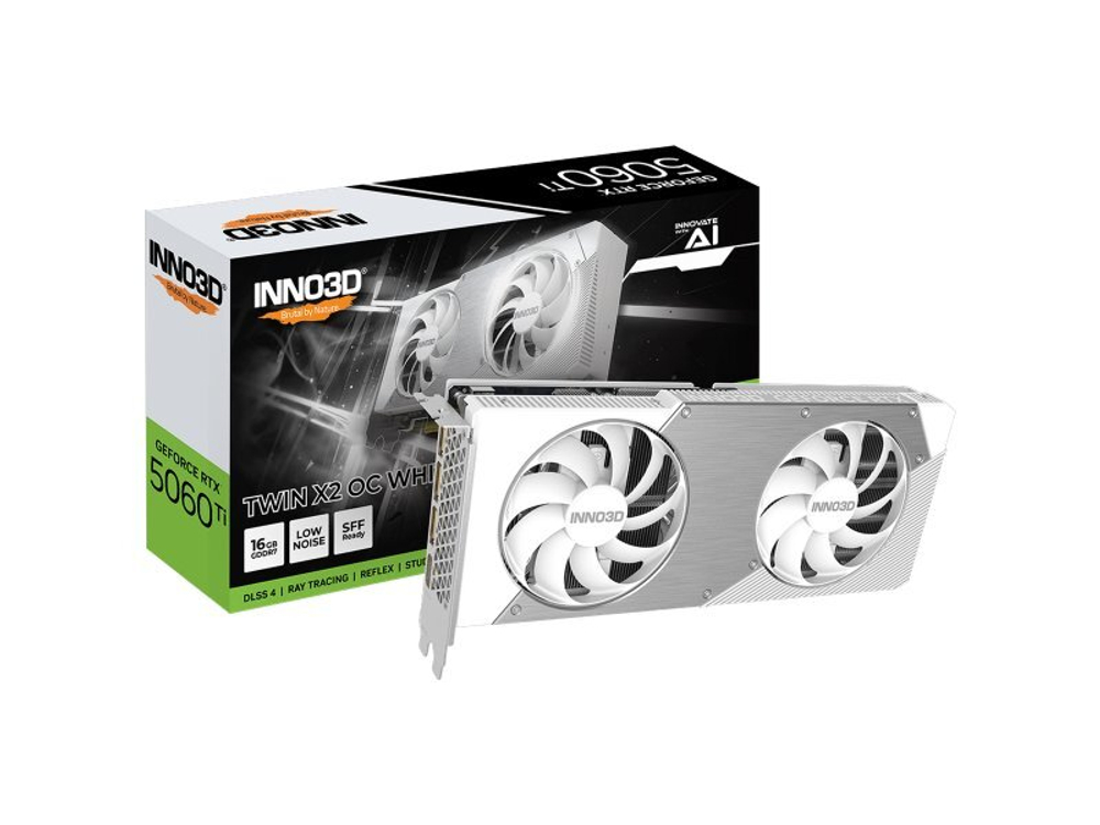 Видеокарта INNO3D Nvidia GeForce RTX 5060 Ti [N506T2-16D7X-191073W]