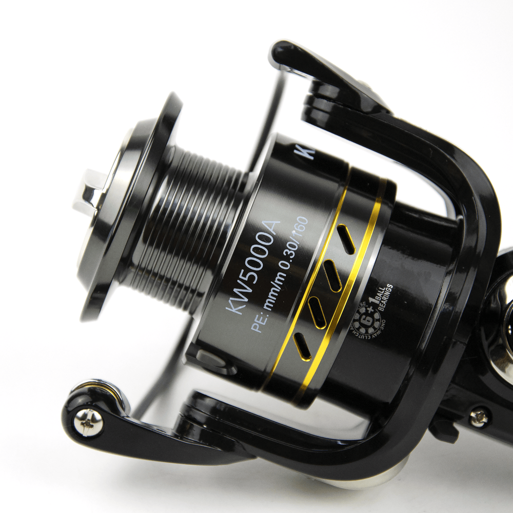 Катушка безынерционная с байтраннером Kaida KW (5000, 6+1BB, мет. шпуля)