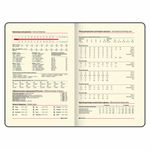 Ежедневник датированный 2023 А5 138x213 мм BRAUBERG "Original", под кожу, темно-синий/серый, 114122