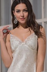 Сорочка женская натуральный шелк Mia-Amore  NIKA  НИКА 3170