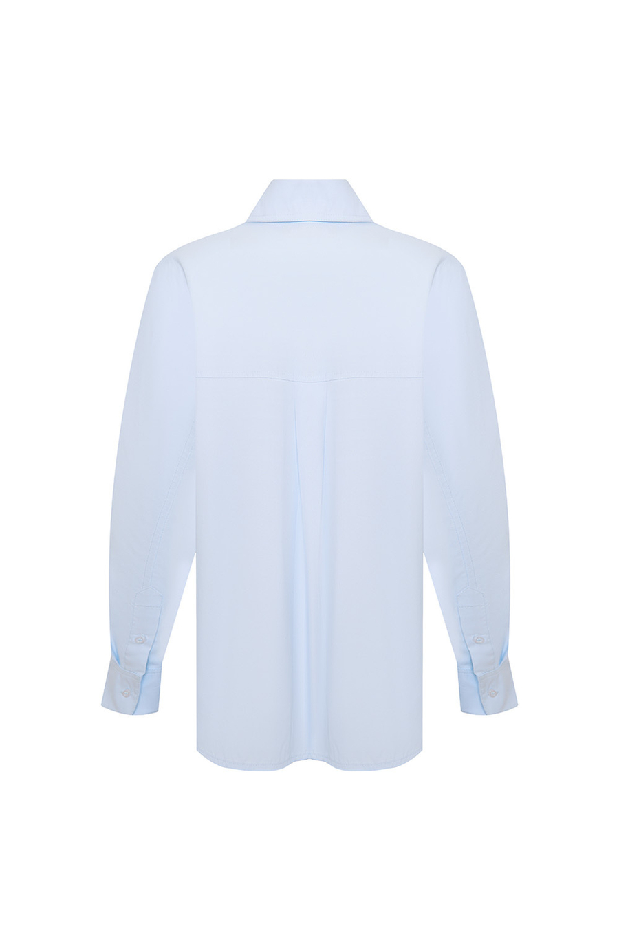 Рубашка классическая из хлопка AMAN Голубой