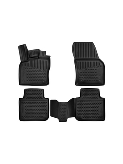 Коврики в салон для SKODA Kodiaq (I, Ir), 2016-, 4 шт. (Повышенная устойчивость, повышенная износостойкость) FORMAT.3D4519210K