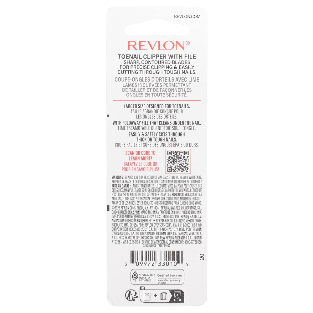 Revlon, Машинка для стрижки ногтей, 1 шт.