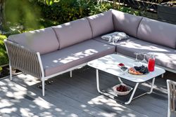 "Касабланка" модульная лаунж-зона из роупа (веревки), каркас из алюминия