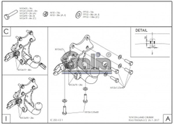 Фаркоп оцинкованный Galia T065C для Toyota Land Cruiser Prado 2003-2009, 2009-, Lexus GX 470 2003-2009, GX 460 2009-(паспорт и сертификат в комплекте)(без электрики)