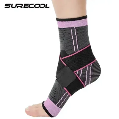 Суппорт голеностопа спортивный HH805, усиленный, размер M, 1 шт (микс цветов)