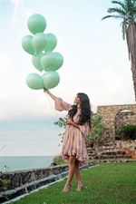 Шар (12''/30 см) Зеленый чай (126), пастель ретро, 12 шт.