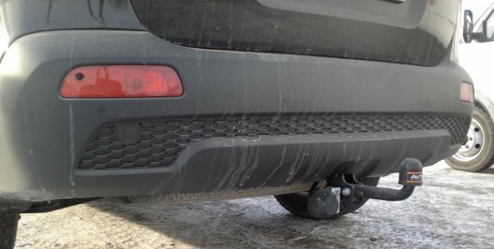 Фаркоп для Kia Sorento 2009-2012 Тип шара: A. Нагрузки: 1250/75 кг, KI 17