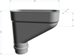 Коллектор Docke ПВХ Lux D141/100 мм Шоколад
