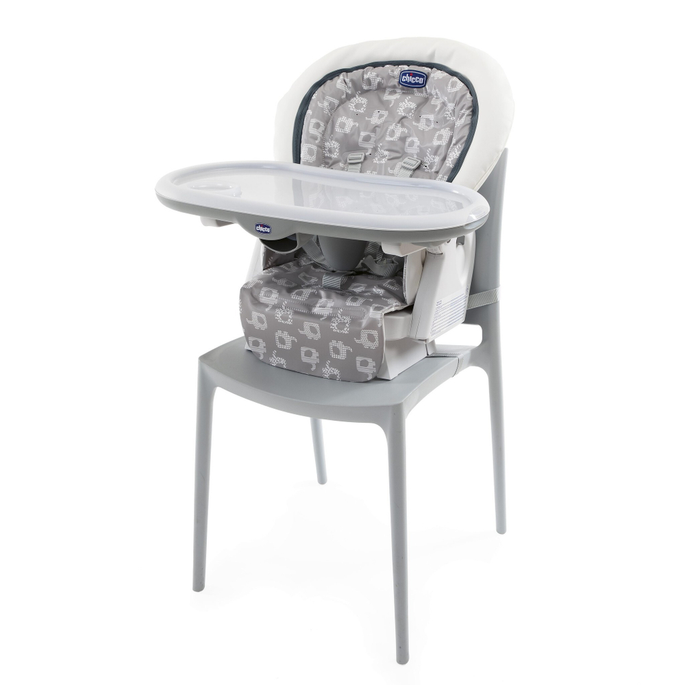 Стульчик для кормления Chicco POLLY PROGRES5, LIGHT GREY, серый