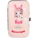 Набор для маникюра в футляре 6 предметов «КРАСОТУЛЯ!»,11*6,5см