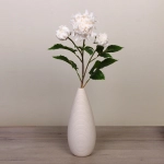 Цветок искусственный «Natur» 67см Пион белый