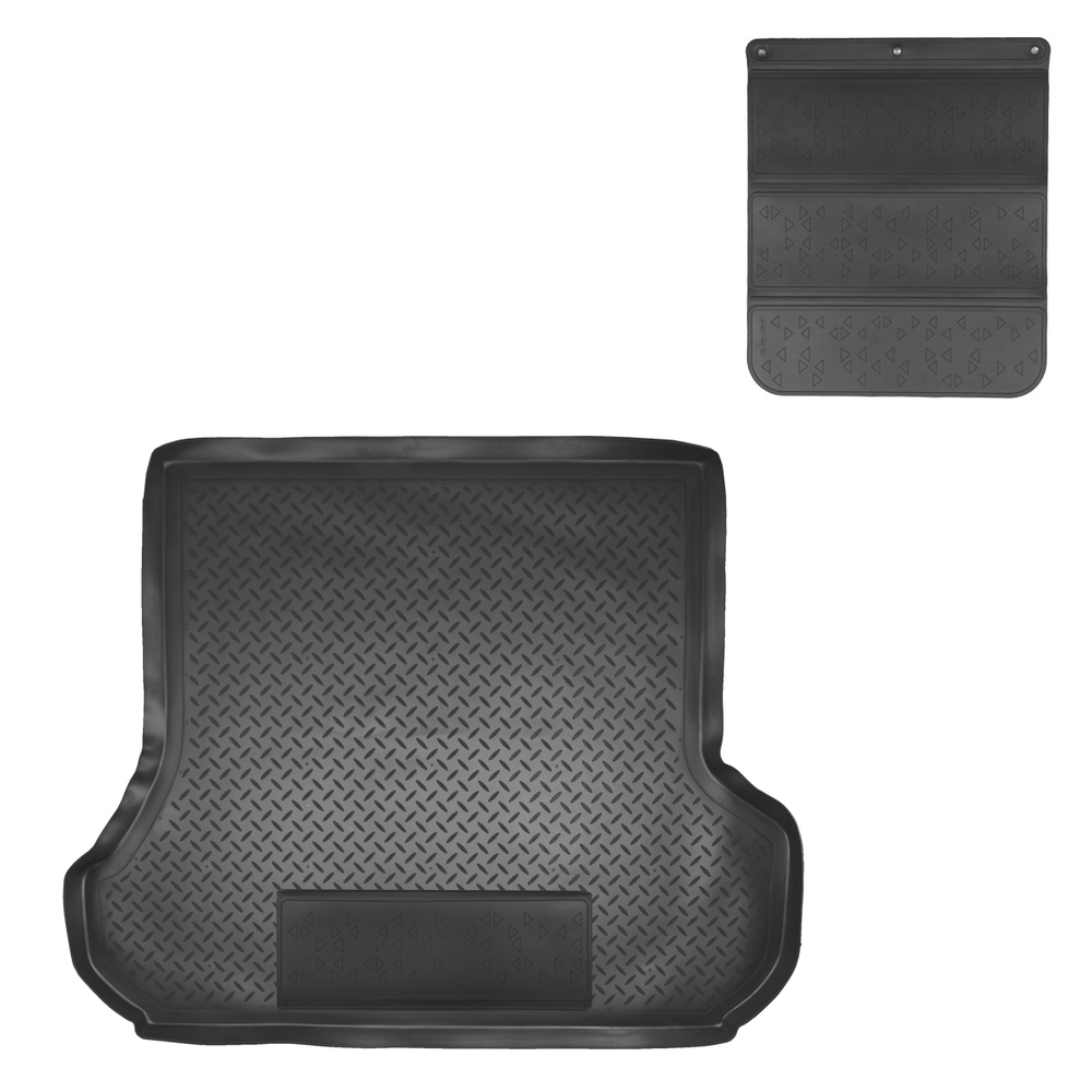 Коврик в багажник Norplast для Toyota LC-100 в кузове J10 (1998-2007) Черный, 5 мест, арт.NPL-P-88-35-APP