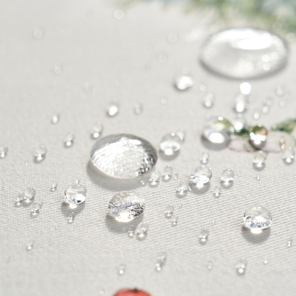 ДОРОЖКА "МОРОЗКО.СНЕГИРИ" 45Х145СМ ,КРАСНЫЙ, 100% ХЛОПОК,ТВИЛ ПРОПИТКА