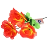 Цветы искусственные 30см «Цветочная фантазия» 5 цветков желтые