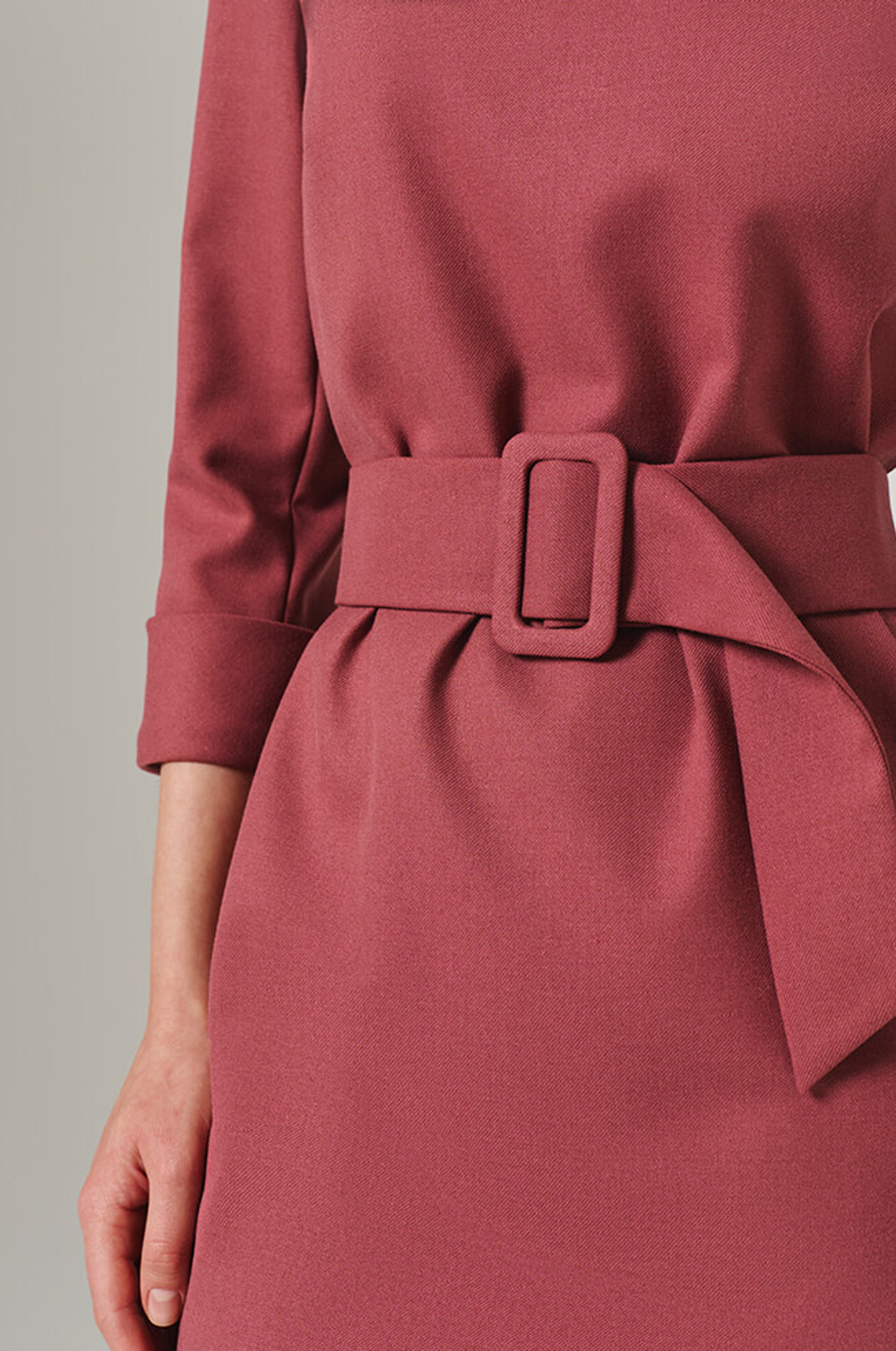 51602 Платье женское (брусничный)