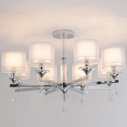 Люстра на штанге ILLUMICO  IL1354-8CPA-29 CR Romei