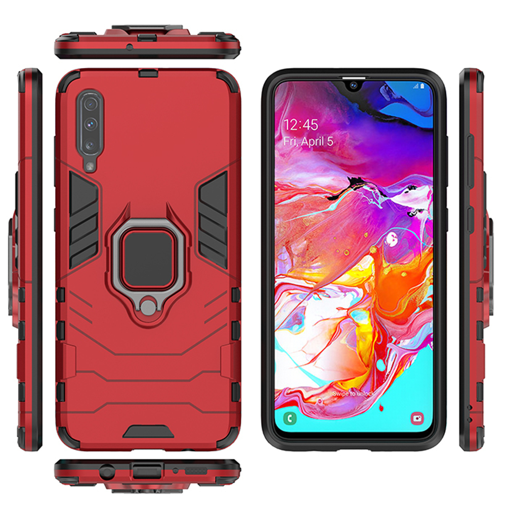 Противоударный чехол с кольцом Panther Case для Samsung Galaxy A70