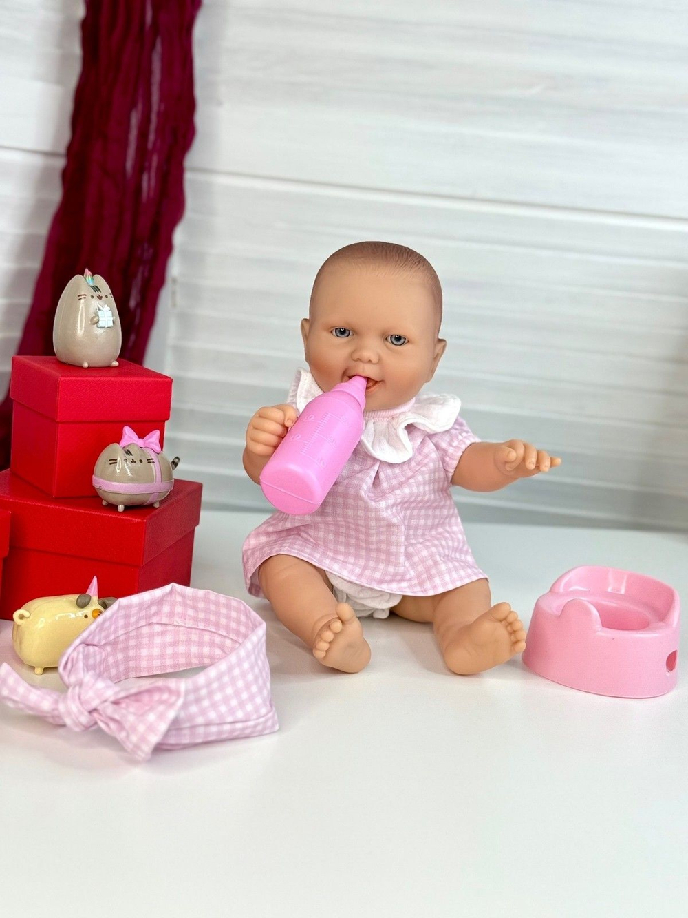 Пупс BERJUAN виниловый 30см Baby Pipi (514)