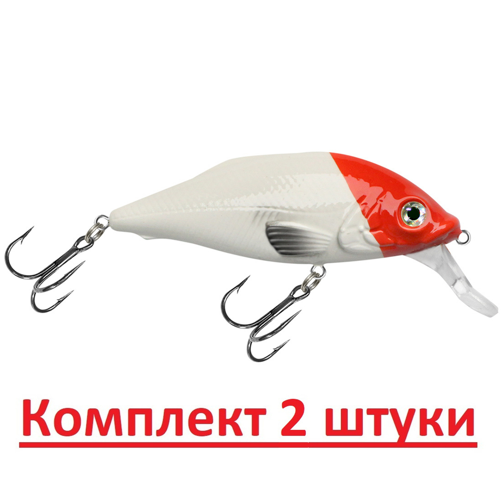 Воблер Шэд Язь 80mm, цвет 048 (окунь), 1 штука