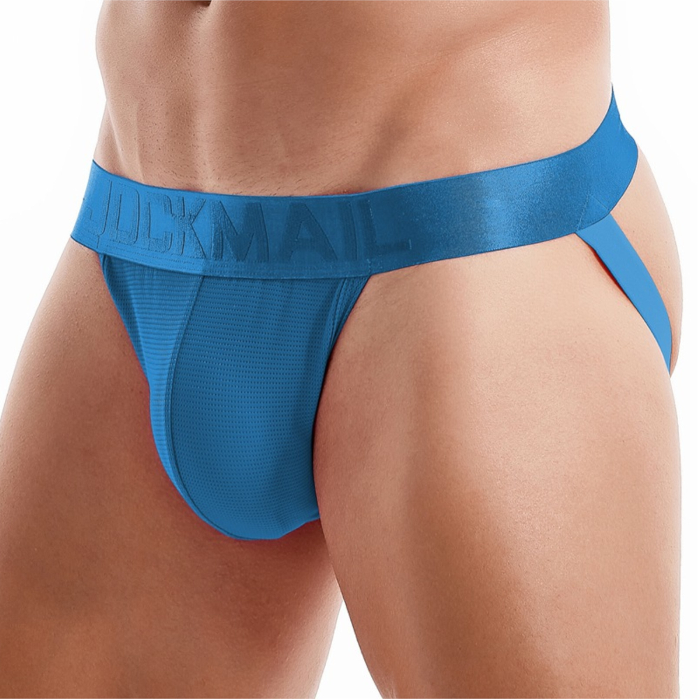 Мужские трусы джоки синие JOCKMAIL JM4023-9