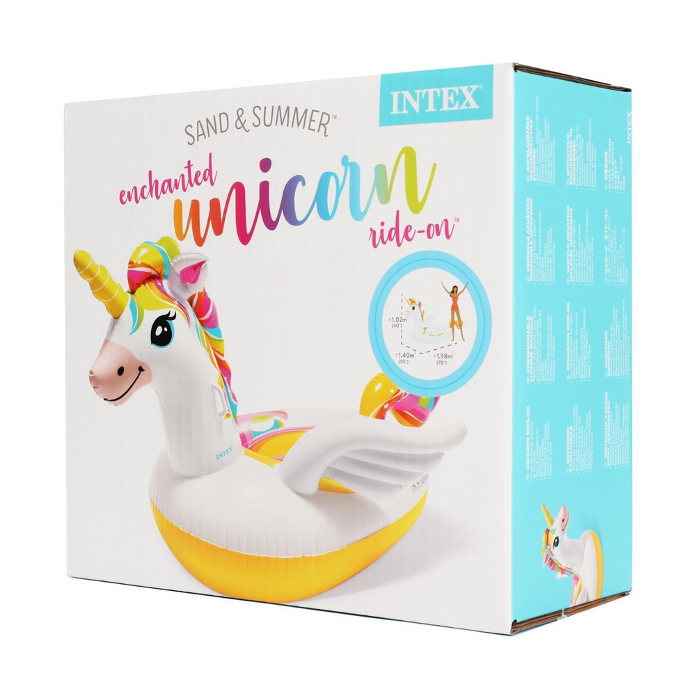 Плот для плавания «Единорог» 201*140*97 см, от 3 лет, 57561NP/2808887