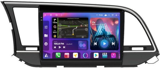 Магнитола для Hyundai Elantra 2016-2018 - FarCar XXL581M QLED+2K, Android 12, ТОП процессор, 8Гб+256Гб, CarPlay, 4G SIM-слот